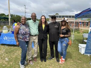 Escambia County Commissioner Lumon May, Pensacola City Council Member, Allison Patton, Reginald Dogan and Co. from Community Health of Northwest Florida